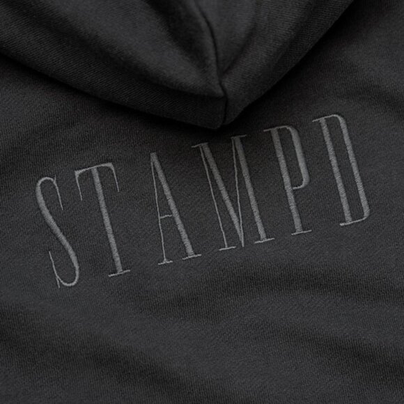 Gap + GQ STAMPD Logo Convertible Pullover Hoodie - Picture 3 of 6